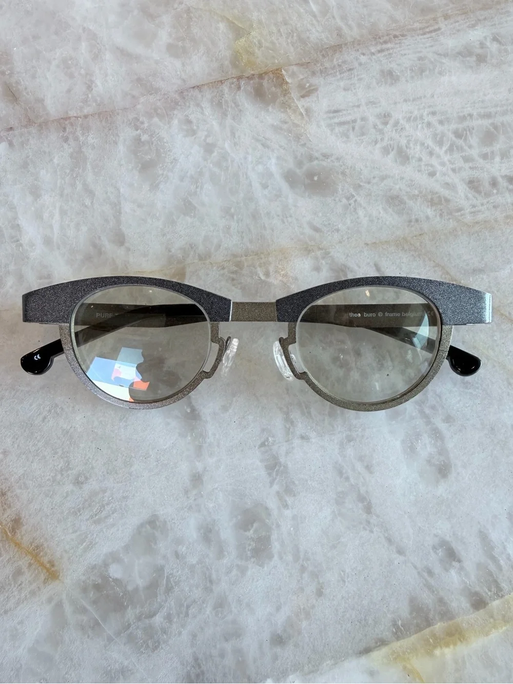 Theo Eyewear Buro Titanium Glasses